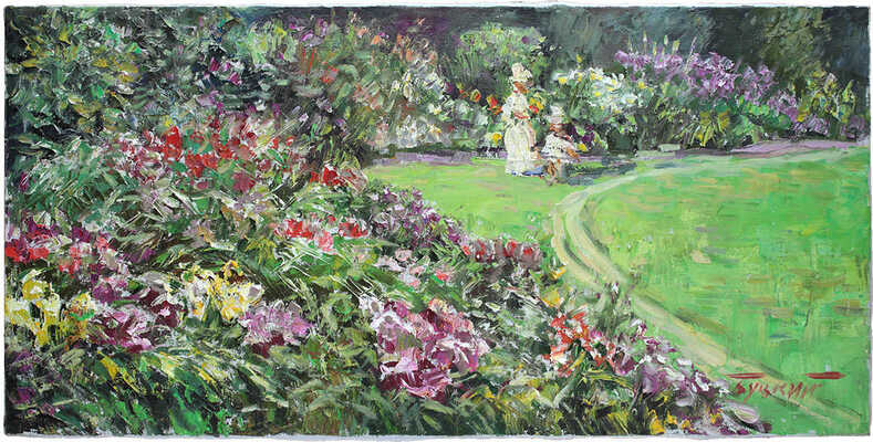 Буцкий Павел Васильевич. В саду 